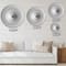 Designart 'Black And White Optical Illusion Modern Wall Clock